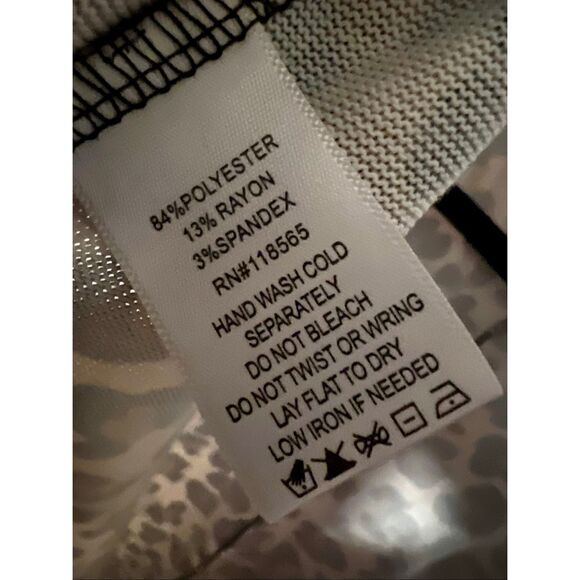 Jorge Perez Brown Tan Leapord pant suite / JumpSuit 1X - Picture 6 of 6